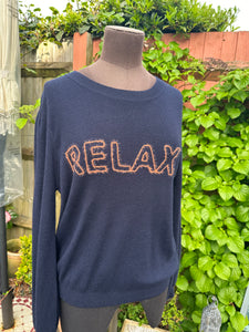 Relax Midnight Blue Sweater