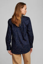 Load image into Gallery viewer, Navy Swallow Cotton Shirt