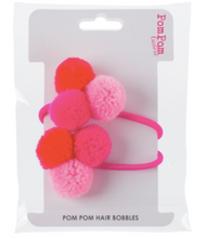 Load image into Gallery viewer, mini trio of pink pom poms