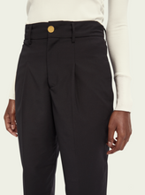 Load image into Gallery viewer, Black tailored regular length high waist pants