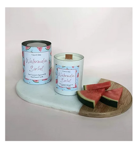 Wood Wick Pure Coconut & Rapeseed Oil Candle - Watermelon Sorbet