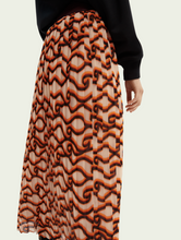 Load image into Gallery viewer, Printed Pleated Midi Skirt