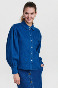 Nucharley Shirt - medium blue denim