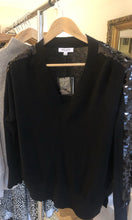 Load image into Gallery viewer, SEQUIN KNIT LS V NK JUMPER - Size Medium - 12 only