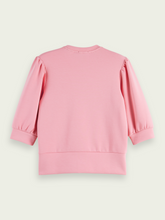 Load image into Gallery viewer, Watermelon pink wide sleeved crew neck sweat