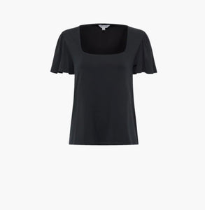 Mila Jersey Square-Neck Tee- Last one - Size 8 / XS only