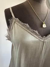 Load image into Gallery viewer, Lace Trim Kami Camisoles in Taupe
