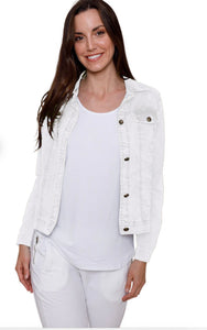 Billie Denim Jacket - white