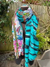 Load image into Gallery viewer, Multicoloured Zebra &amp; Floral Scarf