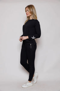 Cotton Joggers - Black