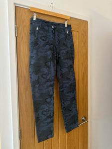Camouflage Pants -  Navy