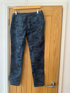 Camouflage Pants -  Navy