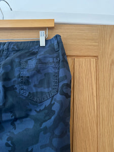 Camouflage Pants -  Navy