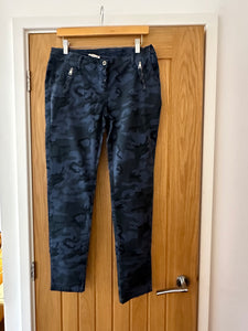 Camouflage Pants -  Navy