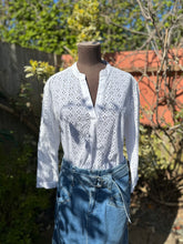 Load image into Gallery viewer, Summer Broiderie Popover Blouse