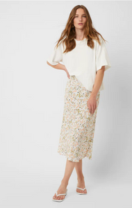 Spring Ditsy Midi Skirt