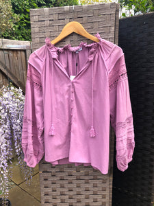 Luna Blouse - mauve