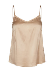 Load image into Gallery viewer, Silk Camel Ditte Singlet V-neck Camisole