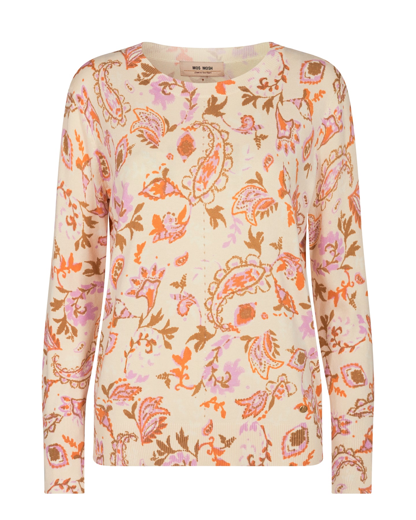 Vinette Chintz O-neck Knit - Size Small (10)
