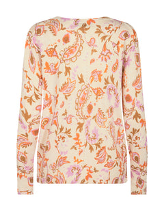 Vinette Chintz O-neck Knit - Size Small (10)