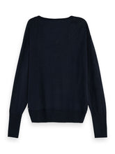 Load image into Gallery viewer, 100% Merino wool long sleeve V-neck sweater