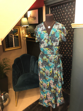 Load image into Gallery viewer, Tropical Wrap Dress