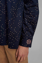 Load image into Gallery viewer, Navy Swallow Cotton Shirt