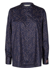 Load image into Gallery viewer, Navy Swallow Cotton Shirt