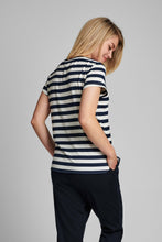 Load image into Gallery viewer, Nubowie T-Shirt - Breton Dark Sapphire
