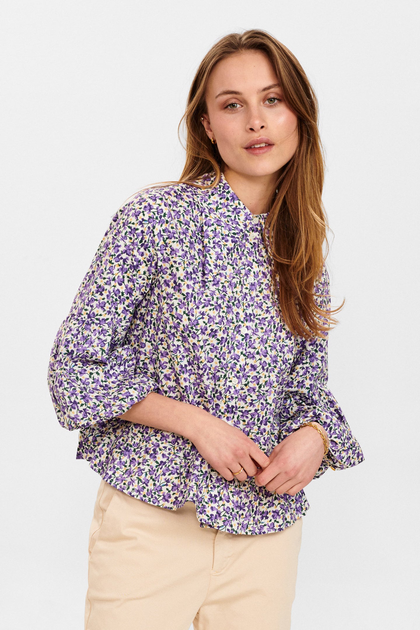 Nucalder Orchid Petal Shirt