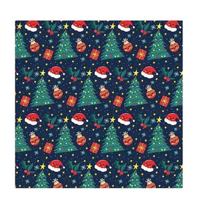 Smiley Christmas Face Mask Covering (plain on reverse)