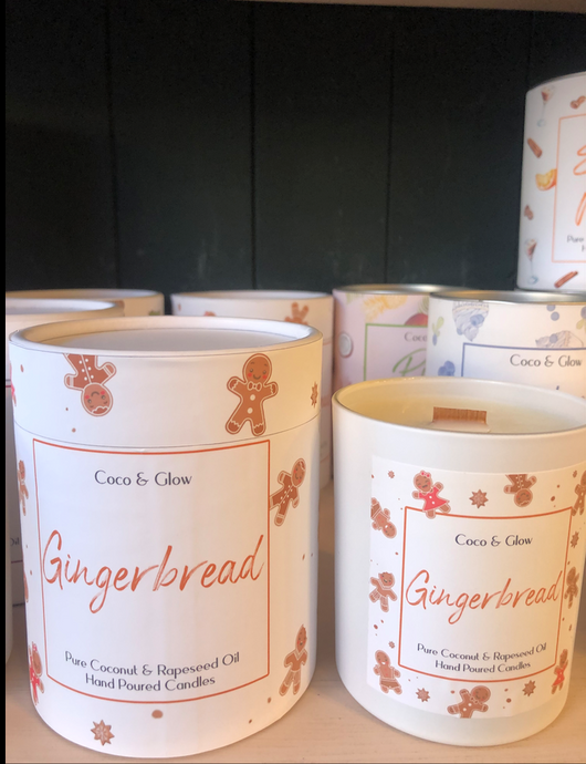 Gingerbread Wood Wick Candle