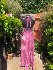 Rah-rah Spanish Dresses - Floral Pink