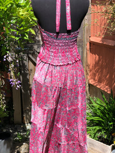 Rah-rah Spanish Dresses - Floral Pink