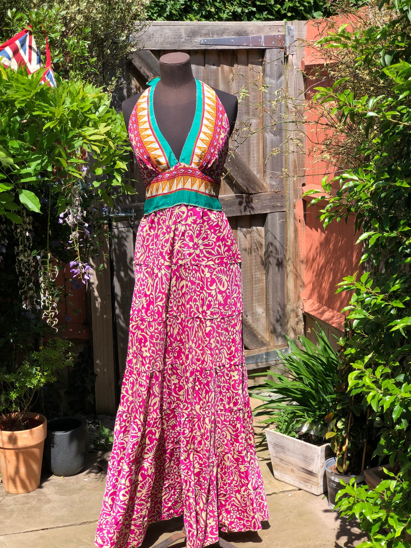 Rah-rah Spanish Dresses - tribal flowers