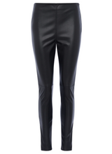Load image into Gallery viewer, Black Faux Leather Skinny Trouser