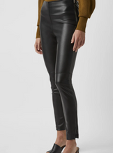 Load image into Gallery viewer, Black Faux Leather Skinny Trouser