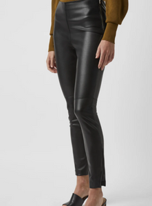 Black Faux Leather Skinny Trouser
