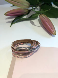 Wrap around bracelet - Pink