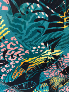Tropical Wrap Dress