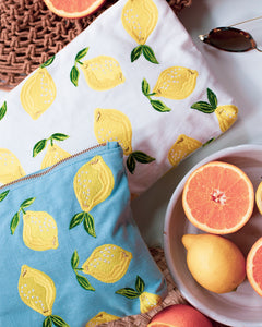 Lemon Blue Everyday Pouch