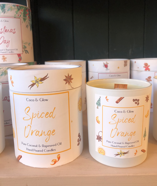 Spiced Orange Wood Wick Candle