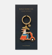Load image into Gallery viewer, Scooter Girl Keychain
