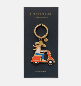 Scooter Girl Keychain