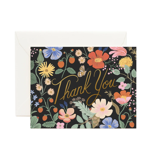 Strawberry Fields Thank You Card
