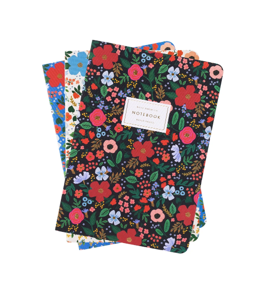 Wild Rose Stitched Notebooks