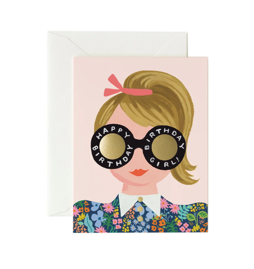 Meadow Birthday Girl Card