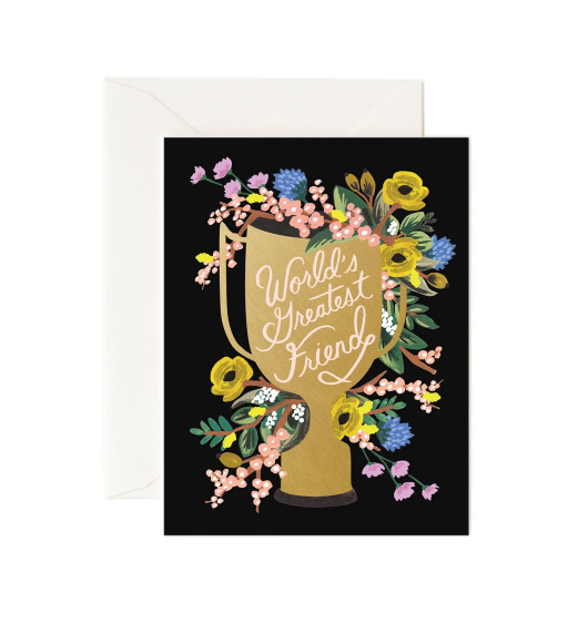 World's Greatest Friend Card