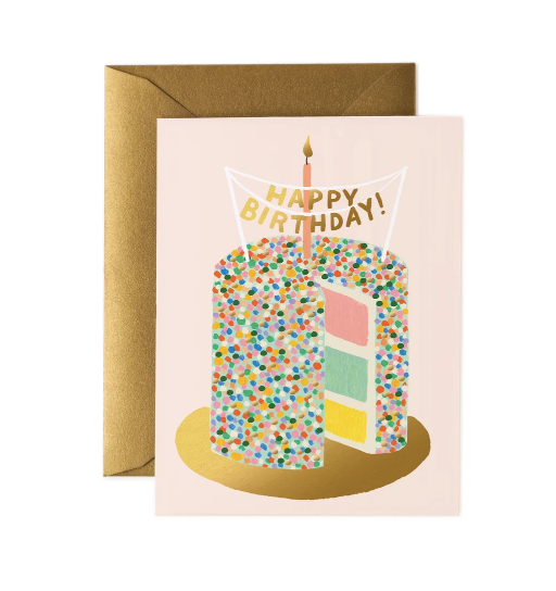 Layer Cake Birthday Card