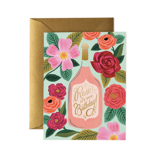 Rose Birthday Card